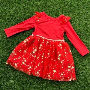 Girls Cat & Jack Holiday - Star Print - Dress